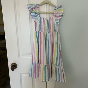 Gap kids rainbow stripe girls dress small nwot